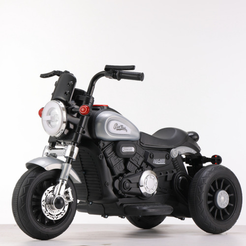 Mini Moto Elétrica Halei Cinza Prata 6v Zippy Toys Motinha Infantil