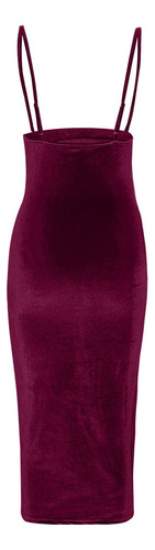 Bx Vestido Feminino Camis Sem Mangas Com Gola Redonda