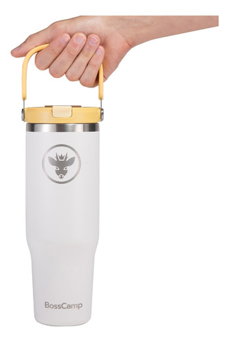 Vaso Termico Mug Termo Bosscamp 1200ml Tapa 2 En 1