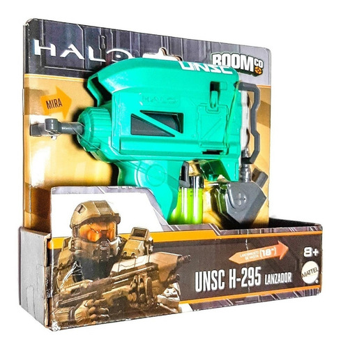 Halo Lanzador Unsc H-295 Boomco Mattel Lanzador De Dardos