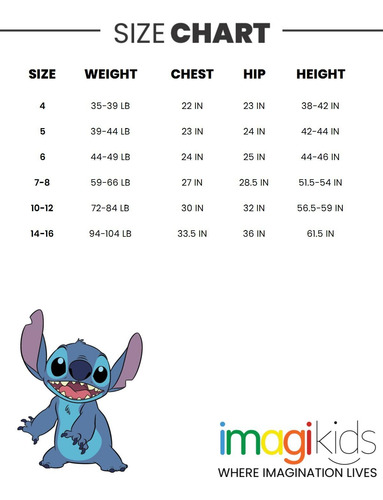 Conjunto De Atuendos Disney Lilo & Stitch Para Niñas Pequeña