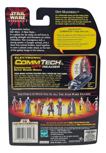 Star Wars Episode I Phantom Menace Ody Mandrell W/pd Mtsbwy (Usado)