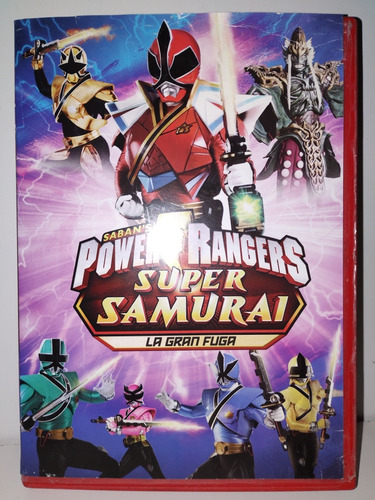 Power Rangers Dvd Súper Samurai La Gran Fuga Excelente 
