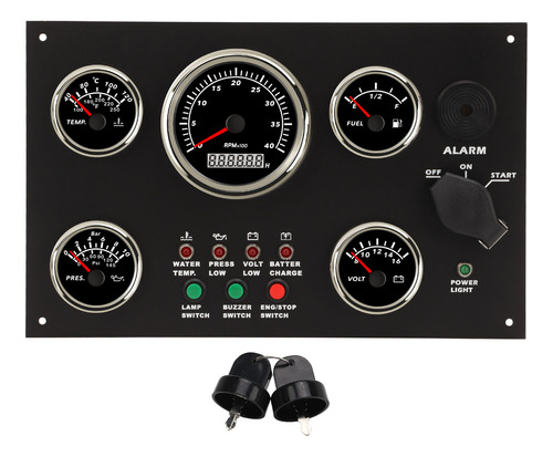 Juego De Manómetros Para Barco, Panel De Instrumentos, Tacóm