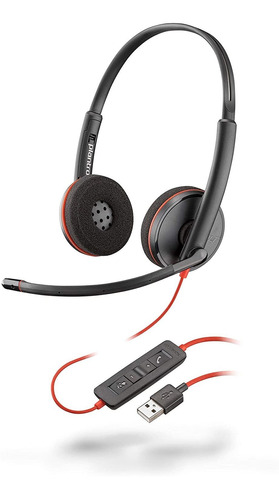 Auriculares Plantronics Blackwire C3220, Con Cable/control