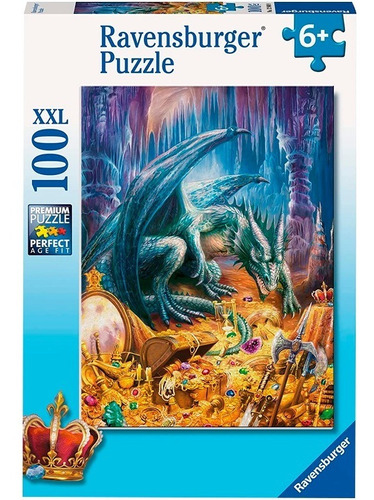 12940 Tesoro Del Dragón Rompecabezas Ravensburger 100 Piezas