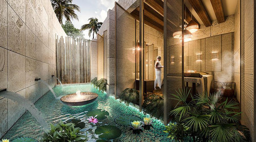 Increíble Villa En Desarrollo Residencial- 3 Rec. - Amenidades Como Spa. Piscina Salada. Temazcal- Tulum