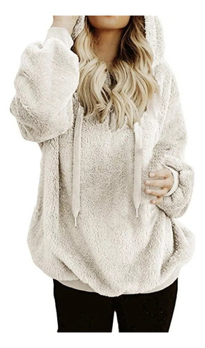 Women Coat Hoodie Winter Warm Wool Zipper P