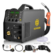 Comprar Soldadora inverter 6 EN 1 MIG aluminio MIG sin gas\u002Fsin gas MMA Tig Acero inoxidable Aluminio Cobre Acero al carbono Hierro Chapa galvanizada 110V\u002F220V 230A 0,6-1,0mm 5kg Función cooperativa Pulso únic