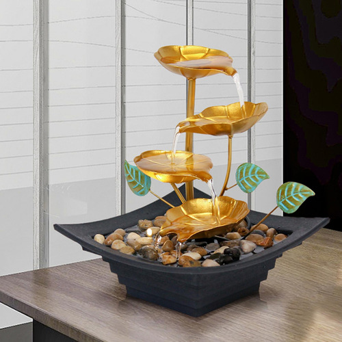 Fonte De Água De Mesa Meditação Mini Cachoeira