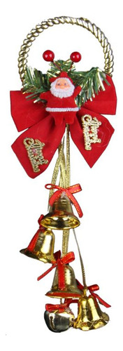 (gd) Perchas Para Puerta Jingle Bell Con Lazo Para De