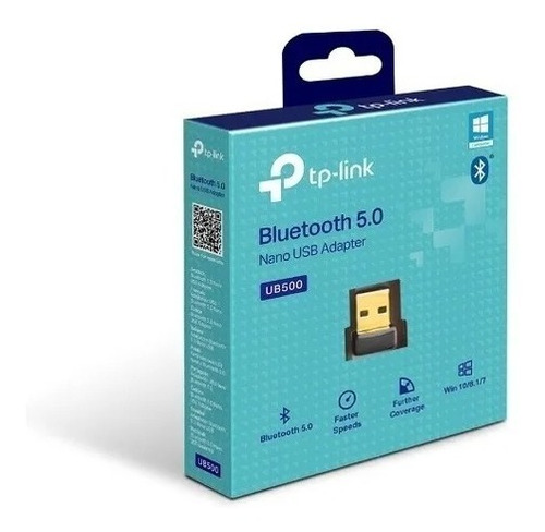 Imagen 1 de 7 de Adaptador Bluetooth Ub500 Tplink Usb 5.0 Nano Pc Notebook