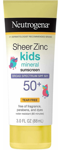 Protetor Neutrogena Sheer Zinc Kids Fps50- Lagrimas Free