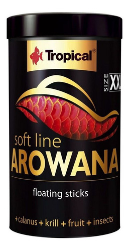 Ração Para Peixe Soft Line Arowana Size Xxl 80g Tropical