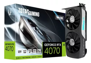 Tarjeta De Video Nvidia Zotac Geforce Rtx 4070 Twin Edge 12g