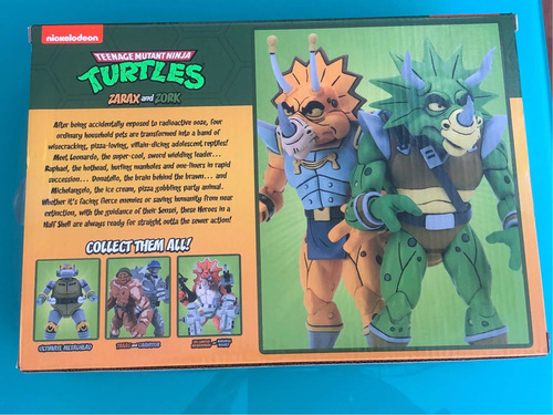 Zarax Y Zork Tmnt Cartoon Neca 2 Pack (Usado)