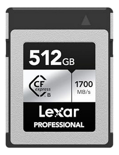 Tarjeta Memoria  512gb Cfexpress 1700/1250 Mb/s, 8k (lcx