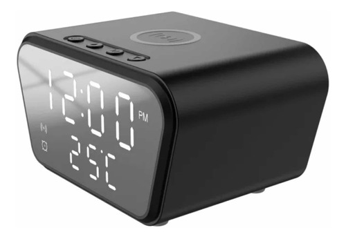 Reloj Despertador Pantalla Led Alarma+cargador Inalámbrico