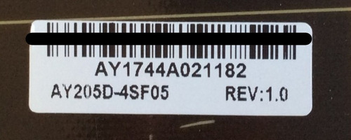 Fuente Haier 8142132110059 / Ay205d-4sf05 / Modelo 65ufc2500 (Usado)