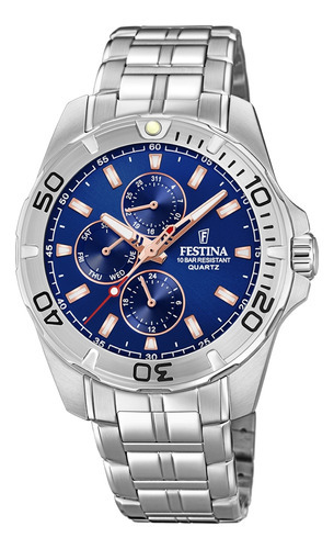 Reloj Festina F20445/5 Acero Hombre Color de la correa Plateado