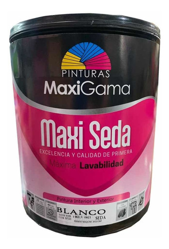 Pintura Brillo De Seda Verde Lima Maxi Gama Galón