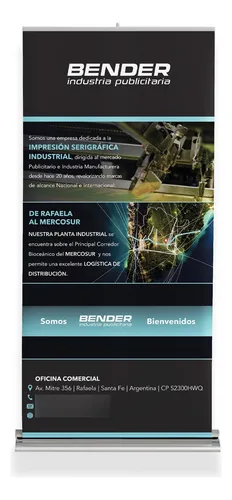 Banner Roll Up 85x200 Cm Incluye Gigantografía Y Diseño
