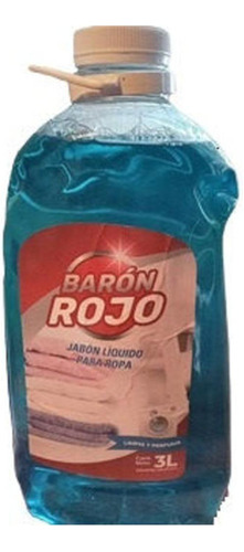 Jabon Liquido Para Lavarropas Baron Rojo 3 Litros