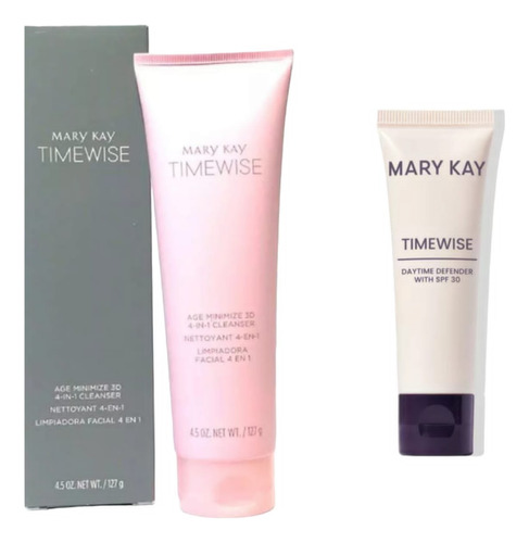 Limpiador + Humectante Set X 2 Timewise 3d Mary Kay 20% Desc