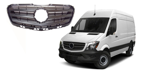 Máscara Compatible Mercedes Benz Sprinter 15-18 (sin Logo)