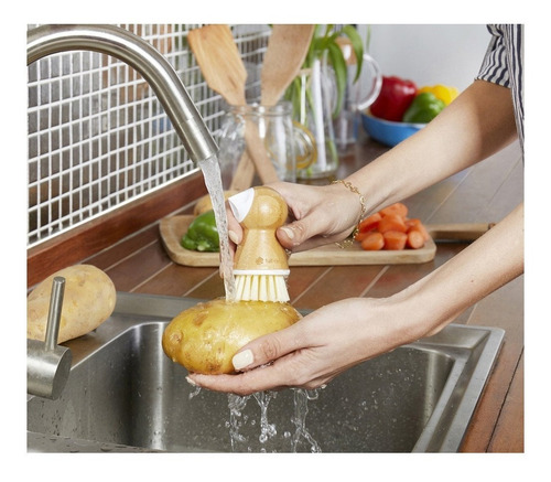 Imagen 4 de 5 de Cepillo Tater Mate Para Verduras Full Circle