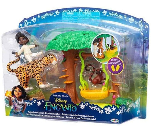 Disney Encanto - Antonio Y Animales Con Hamaca - Original 