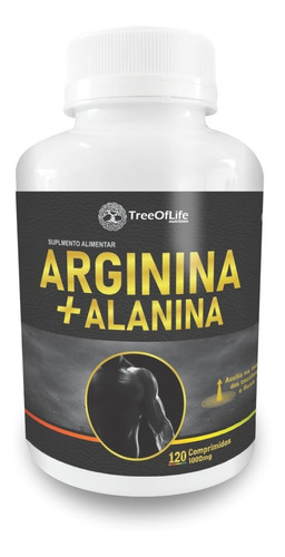 Arginina + Alanina 100caps 1000mg No2 Oxido Nitrico