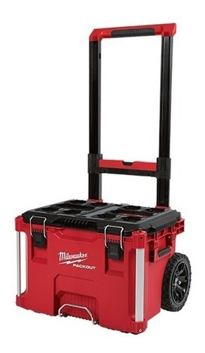 Caja De Herramientas Milwaukee De Plástico Con Ruedas Rojo