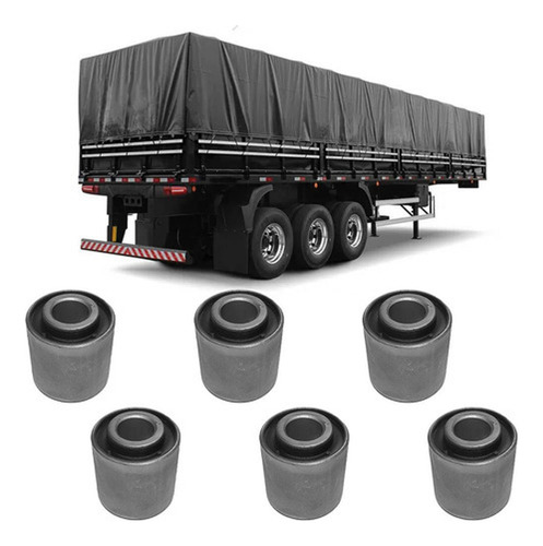 Bucha Tensora 24x58x63mm Randon 2000 Suspensys Original