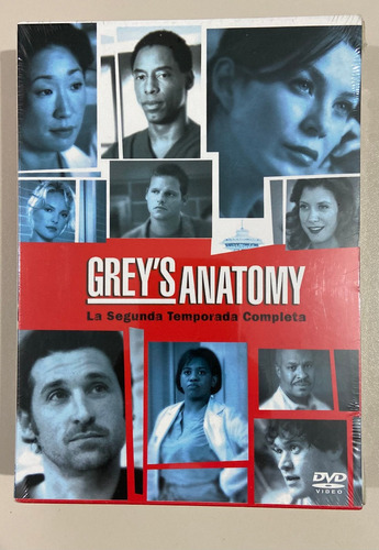 Grey's Anatomy Segunda Temporada (dvd's Partes 1 Y 2)