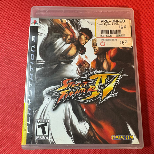 Street Fighter Iv Play Station 3 Ps3 Original