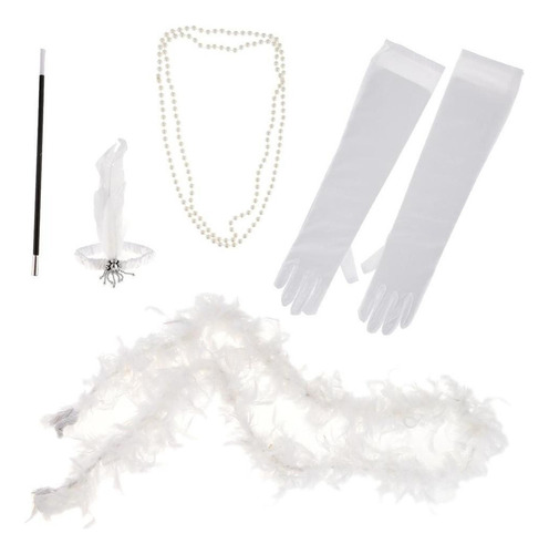 N Pack De 5 Soportes Para Bufanda De Plumas Gatsby 20s