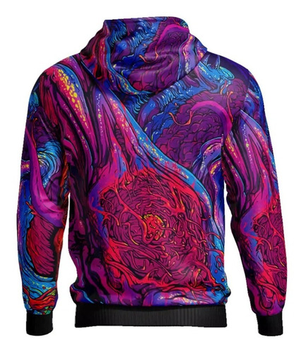 Imagen 2 de 2 de Buzo Hoodie Monster Art Irarte