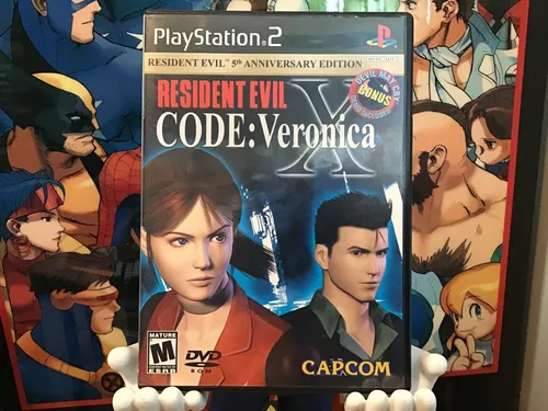 Resident Evil Code Veronica X Anniversary Playstation 2 PS2 Black Devil May  Cry