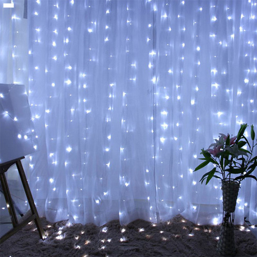 Luces De Cortina Creativas Para Decoración De Fiestas, 8 Mod