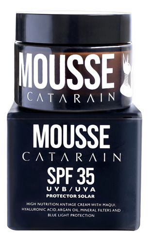 Catarain- Mousse Crema Nutritiva Color. Multifunción+spf 35. Todo Tipo De Piel Día/noche