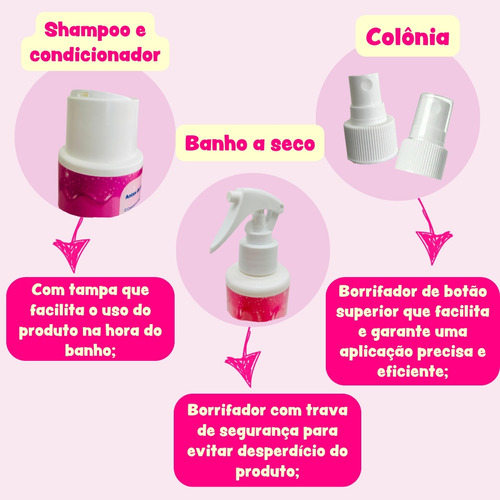 Kit Petbaloo Completo Banho Pet 4 Itens Aroma Tutti-frutti