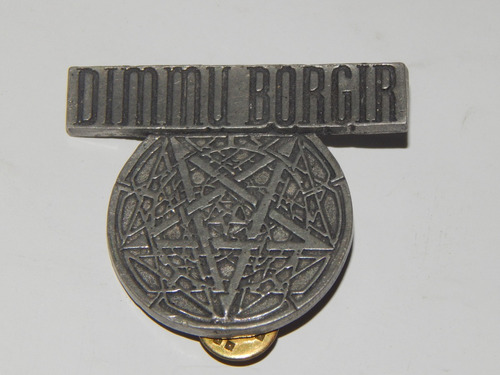 Pin Metalico Dimmu Borgir Broche Presion Pagan Dist0