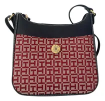 Comprar Tommy Hilfiger Bolsa Tipo Bandolera 69j9505-271 Bordó Logo Tommy Hilfiger Oro Azul Oscuro