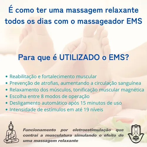 Imagem 7 de 10 de Massageador Portátil Recarregável Dor Pescoço Coluna Pernas