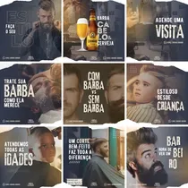 Comprar Canva-templetes Prontos Artes Barbearia 100% Editaveis