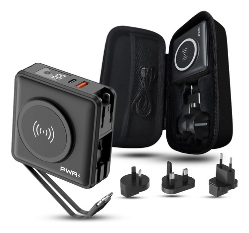 Batería Externa Pwr Travel Pro 5 En 1, 20 W, Usb-c, 10.000 M