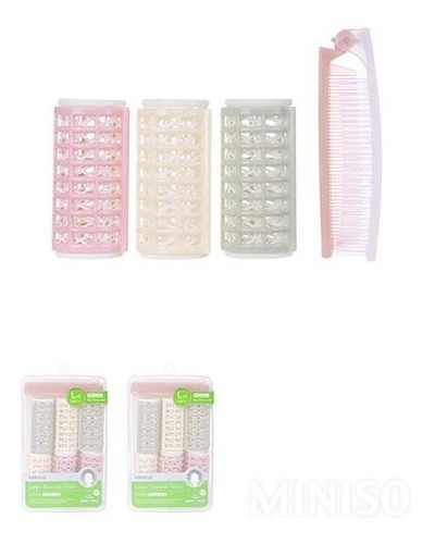 Set Peine Para Cabello Multicolor 11*17.5*3.8cm 6pzas Miniso