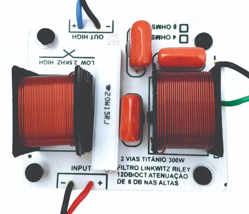 Kit 2.divisor 2vias 300w Full Range P/a.falante 4 Ohms