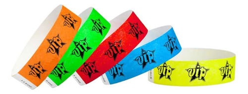 Pulseras Vip De Tyvek De Variedad, 200 Unidades, ¾ ...